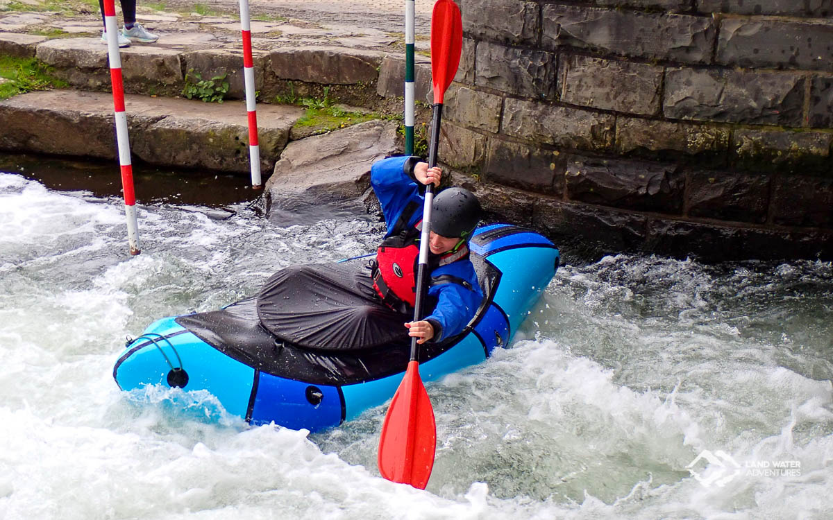 Technik-Training im Packraft in Hohenlimburg