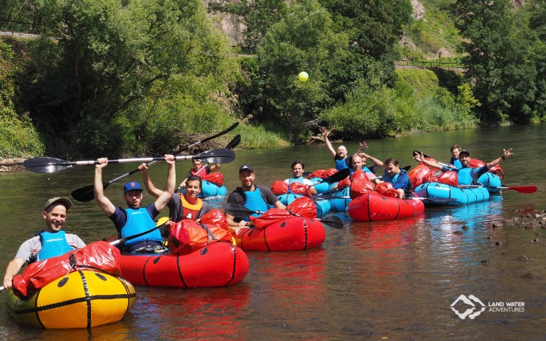 Packrafting Nahe Junggesellinnenabschied