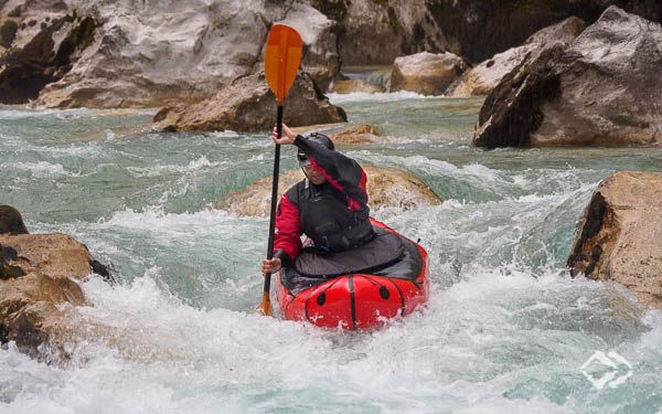 Advanced Wildwasser Packrafting Kurse Soca