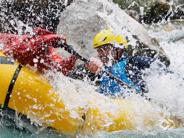 Wildwasser Packrafting Kurse Soca, Slowenien