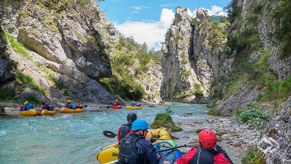 Fortschritt Wildwasser Packrafting Kurs Tirol