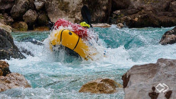 Fortschritt Wildwasser Packrafting Kurse Soca, Slowenien