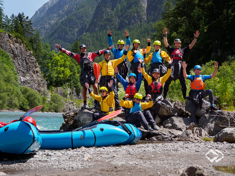 Whitewater Packrafting Training Alps