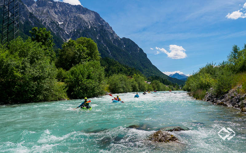 Whitewater Packrafting Training Alps